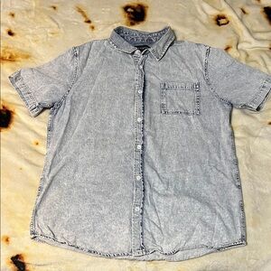 PacSun Light Gray Casual Button Down Shirt